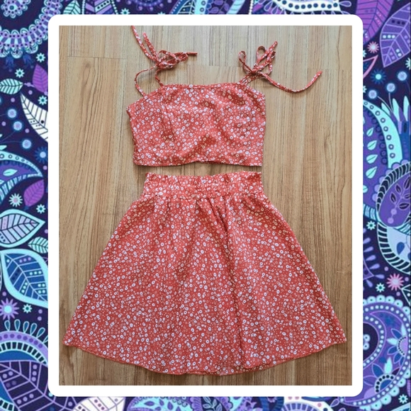 ROMWE Dresses & Skirts - Floral Set